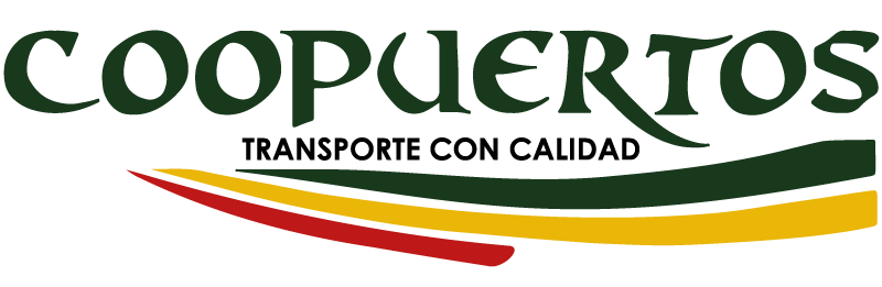 Logo de Coopuertos, cooperativa de transporte terrestre de pasajeros en Colombia